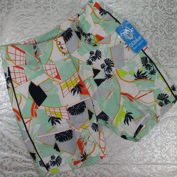 GG BLUE Bunker Shorts NWT Size 4 - Picture 3 of 8